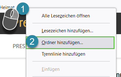 Lesezeichenordner